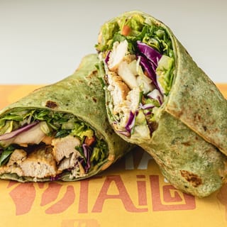 Chicken Satay Wrap
